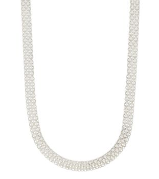 Srebrny naszyjnik damski 925 tasiemka 5,8 mm DIA-LAN-5990-925 5,8mm.  Efektowny splot, który przez swoją uniwersalną strukturę jest idealną bazą do rozmaitych wisiorków oraz dodatków. Idealny pomysł na oryginalny prezent (2).jpg